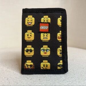 LEGO Black Wallet with Iconic Yellow Faces